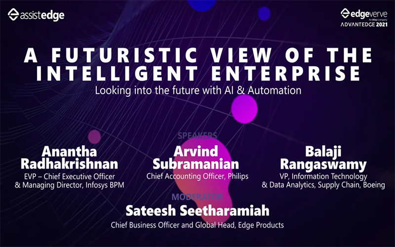 Infosys BPM at AdvantEdge 2021 - A Futuristic View of the Intelligent Enterprise