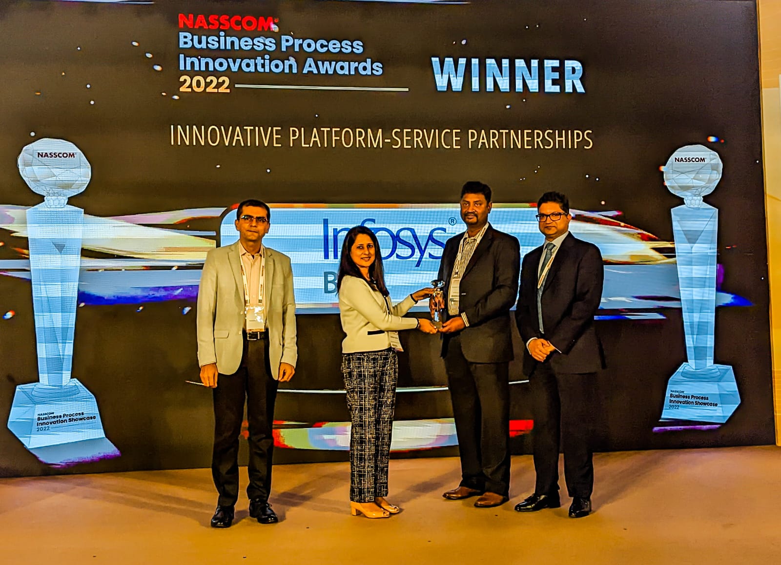 Winners at the NASSCOM Business Innovation Showcase 2022 Awards