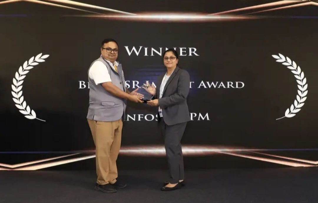 Infosys BPM recognised at the Corporate Social Responsibility Summit and Awards 2023