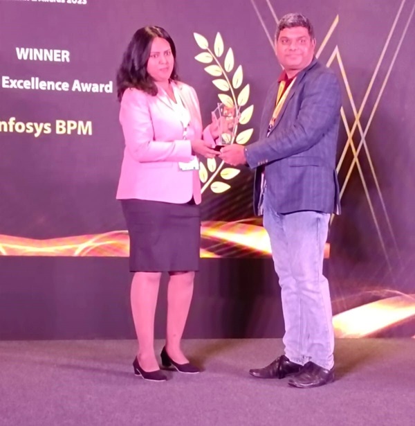 Infosys BPM wins the L&D Excellence Award at Future of Learning and Development Awards 2023