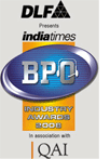 Infosys BPO wins Indiatimes 'company of the year' award Infosys BPO wins Indiatimes 'company of the year' award