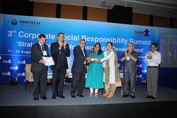 Infosys BPO wins the Corporate Social Responsibility (CSR) case study competition, hosted by the NHRD