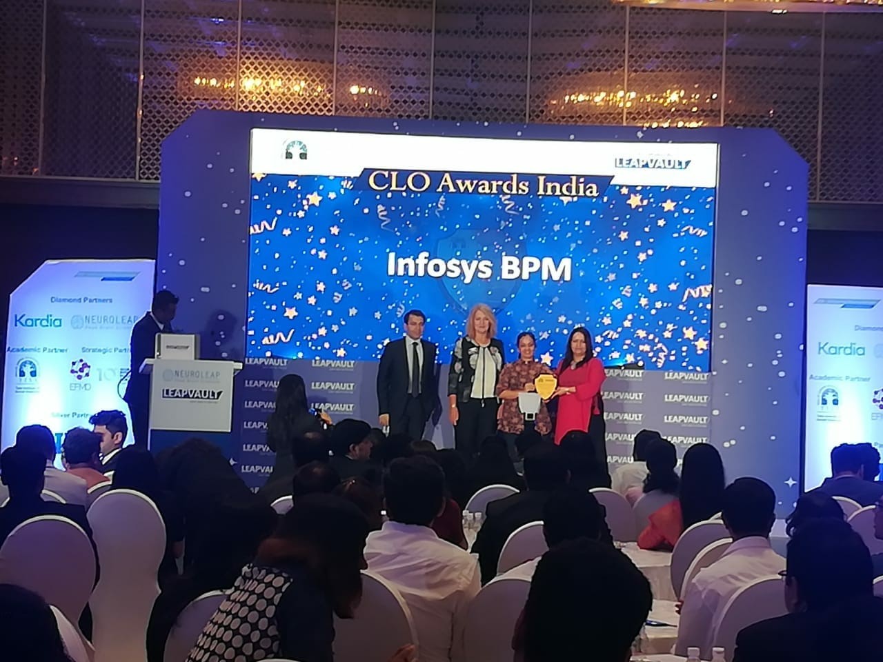 Infosys BPM wins L&D- Team of the Year Award