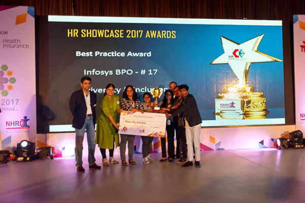 Infosys BPO receives NHRD HR Showcase 2017 Best Practice Award for Diversity & Inclusion