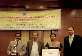 Infosys BPO wins second prize at the Six Sigma Case Study Presentation Contest 2010 Infosys BPO wins second prize at the Six Sigma Case Study Presentation Contest 2010
