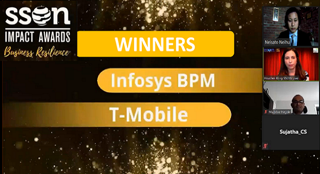 Infosys BPM and T-Mobile Win Big at 2020 SSON North America Impact Awards
